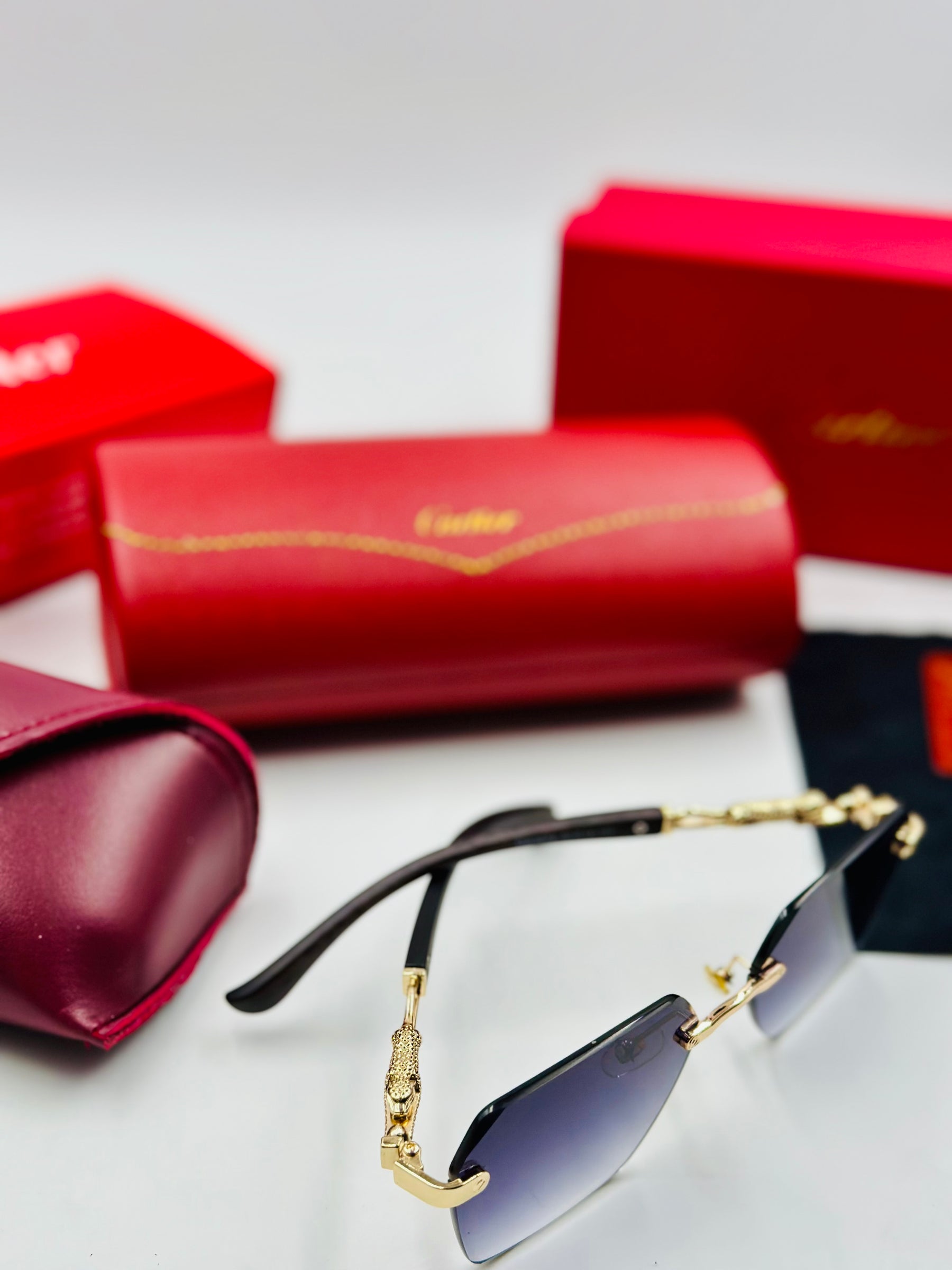 Cartier - Rimless - Sunglasses