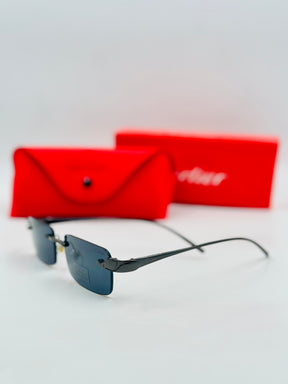 Cartier rimless luxury sunglasses