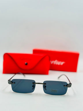 Cartier rimless luxury sunglasses