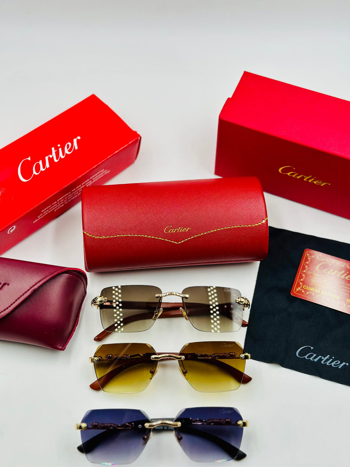 Cartier - Rimless - Sunglasses