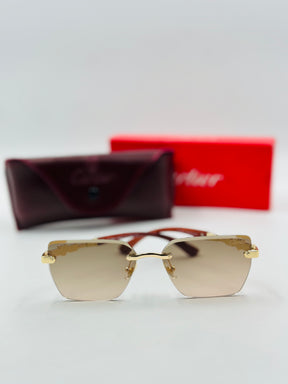 Cartier Rimless Luxury Sunglasses