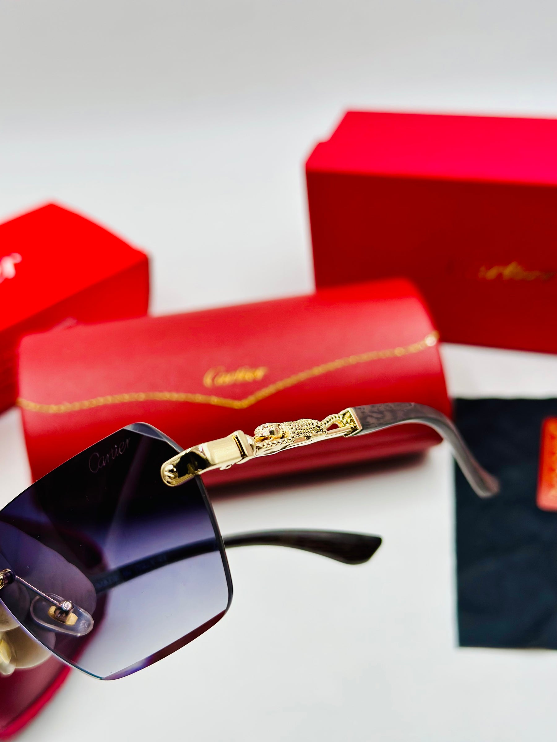 Cartier - Rimless - Sunglasses