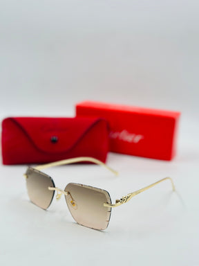 Cartier Rimless luxury sunglasses